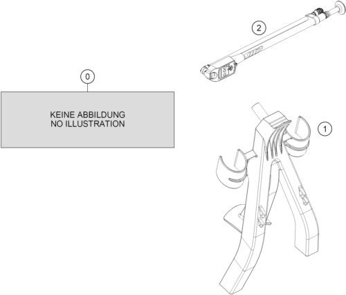 Sprängskiss: Accessory Pack – KTM 250 SX 2026